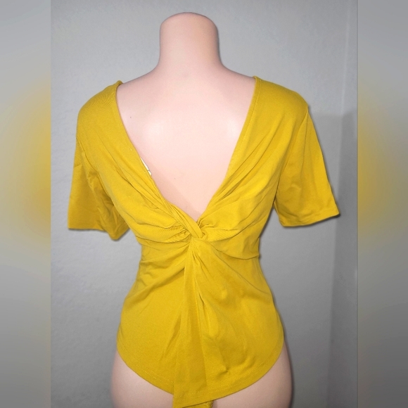 Gorgeous Deep V front/back stretch top - Picture 2 of 3